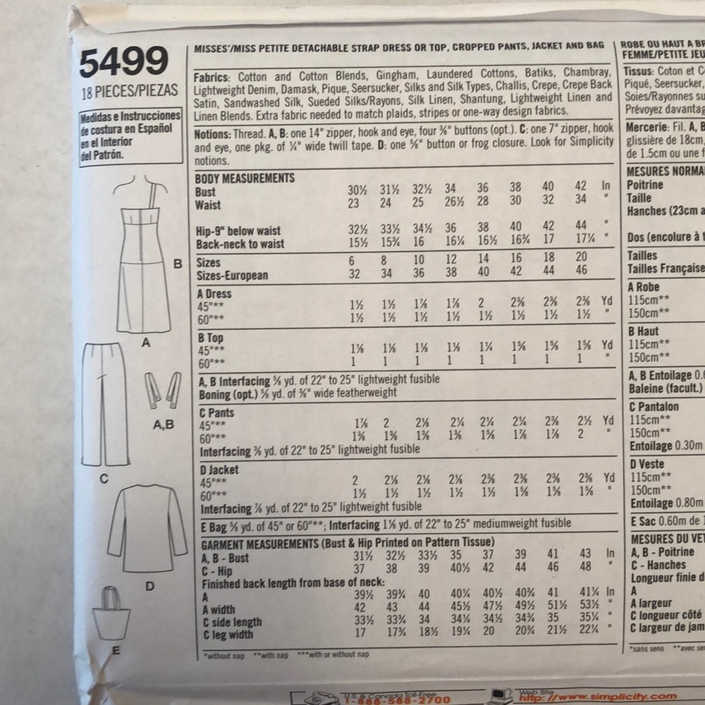 Simplicity Outfit Patterns - Picture 13 of 13
